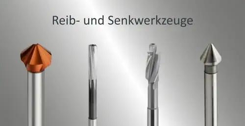 Qualitativ hochwertige Reibwerkzeuge und Senkwerkzeuge Qualitativ hochwertige Reibwerkzeuge und Senkwerkzeuge, Kegelsenker, Reibahlen aus VHM und HSS/E